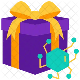 Nft gift  Icon