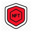 Nft Shield Blockchain Icon