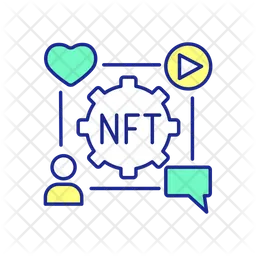 NFT integration in social media  Icon