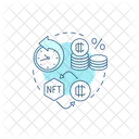 Nft Virtual Digital Icon