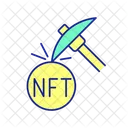 NFT mining  Icon