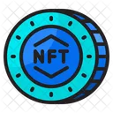 Moneda nft  Icono