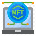 Moneda nft  Icono