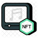 Musica Nft Letras Nft Criptografia Icon