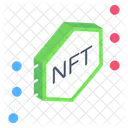 Nft Nft Verbindung Nft Netzwerk Symbol