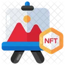 Paisagem Nft Token Nao Fungivel Criptomoeda Ícone