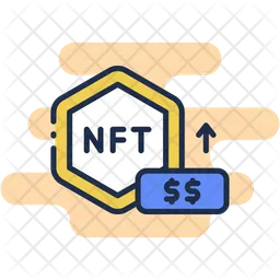 Aumento del precio de nft  Icono