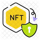 Nft Security Nft Nft Sign Icône