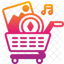 Nft Shopping Cart Shopping Cart Ecommerce Icon
