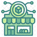 Nft Store Groceries Token Nft Stall Icon