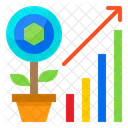 NFT-Wachstumsdiagramm  Icon