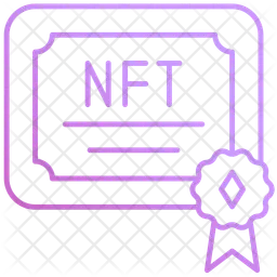 NFT-Zertifikat  Symbol