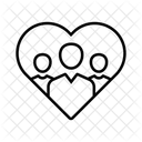 Freiwilliger Organisation Adoption Symbol