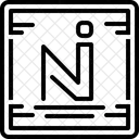 Ni Metallic Element Icon