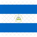 Ni Nicaragua Flags Iso Icon