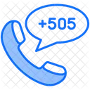 Nicaragua Country Code Icon