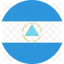 Nicaragua Bandera Mundo Icono