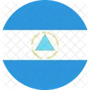 Nicaragua Flagge Welt Symbol