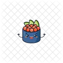 Kawaii Sushi Roll Icon