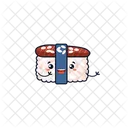 Kawaii Sushi Character Icon