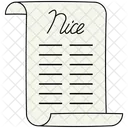Nice list  Icon