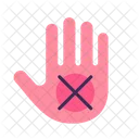 Stopp Beruhren Hand Symbol