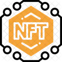 Nicht Fungibler Token NFT Kunst Symbol