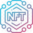 Nicht Fungibler Token NFT Kunst Icon