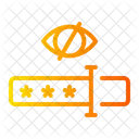 Nicht Sichtbar Versteckt Passwort Symbol