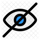 Nicht Sichtbar Versteckt Unsichtbar Symbol