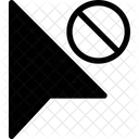 Nicht Verfugbar Cursor Zeiger Symbol