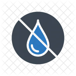 Nicht wasserdicht  Symbol