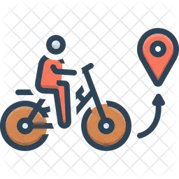 Nicht weit weg von  Symbol