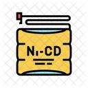 Nickel Cadmium Battery Icon