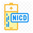 Nickel Cadmium Battery Icon