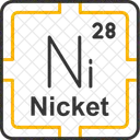 Nickel Preodic Table Preodic Elements Icono