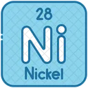 Nickel Chemistry Periodic Table Icon