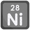 Nickel Periodensystem Chemiker Symbol