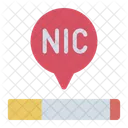 Nicotine Cigarette Tobacco Icon