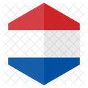 Niederlande Land Flagge Symbol