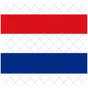 Flagge Land Niederlande Symbol