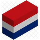 Flagge Land Niederlande Symbol