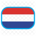 Niederlande Land Flagge Symbol