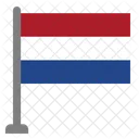 Flagge Land Niederlande Symbol