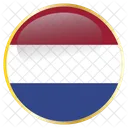 Niederlande Land Flagge Symbol