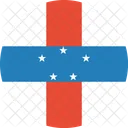 Niederlande Antillen Flagge Symbol