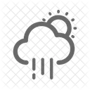 Wolke Temperatur Jahreszeit Symbol