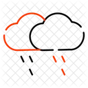 Niederschlag Wolkenregen Meteorologie Symbol