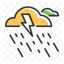 Regenfall  Symbol