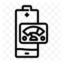 Niedrige Spannung Laden Symbol